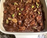 Une image de l'étape 8 de Brownie chocolat 🍫 noix de pécan 🍁🌰pistaches 🍰.