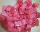 Foto langkah ke 2 dari resep Es Semangka Susu.