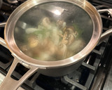 A picture of step 1 of Chicken Alfredo.