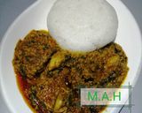 A picture of step 5 of Sesame seed soup (miyan Ridi).