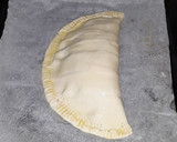 Foto del paso 1 de la receta: Calzone de espinacas, alga nori y queso rulo de cabra