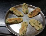 A picture of step 1 of Veg Frankie.