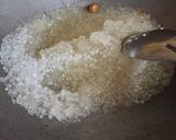 A picture of step 3 of Makhandi halwa.