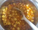 A picture of step 1 of Hi-tea snacks (choley ka salan).