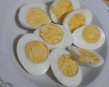 A picture of step 1 of Easy egg curry in coconut gravy - Kerala style.