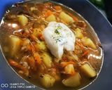 Lengyel uborka leves"Polnische Gurken Suppe" recept fázis 4 fotója