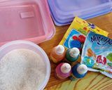 Foto langkah ke 1 dari resep Es Jelly Pelangi.
