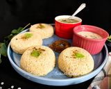 A picture of step 9 of Sabudana Millet Idli.