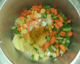A picture of step 5 of Mixed Vegetable Korma.