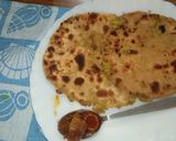 A picture of step 4 of Green Peas Paratha.