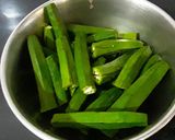 ঢ্যাঁড়স ঝাল (dharos jhal recipe in Bengali) রেসিপি ধাপ - 1 ছবি
