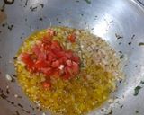 A picture of step 5 of Aloo palak.