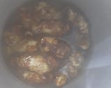 A picture of step 2 of Arbi fry.