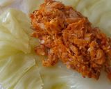 Foto del paso 4 de la receta: Col rellena de carne de pollo del puchero