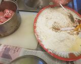 A picture of step 2 of Coated fried chicken..crispy.