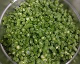 A picture of step 1 of French beans upkari.