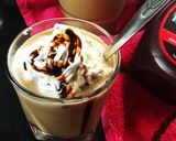 A picture of step 4 of Frothy coffee with ice cream.