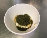 Une image de l'étape 4 de Dos de cabillaud ail et crème de persil aux algues.