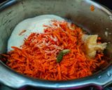 A picture of step 1 of Gajar ka halwa (Carrot halwa).