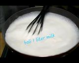 A picture of step 1 of Fruit custard.