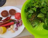 Foto langkah ke 1 dari resep Plecing daun pegagan.