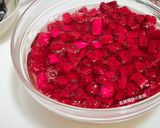 A picture of step 10 of Colorful Fruit Panna Cotta.