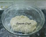 A picture of step 4 of No Knead Bread #myhomemadebread.