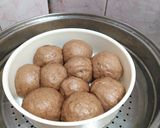 Foto langkah ke 6 dari resep Roti Sobek Kukus Isi Coklat.