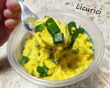 Pas rețetă Salata de ou cu ceapa verde 4 fotografie