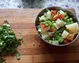A picture of step 9 of Russian salad.