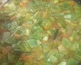 A picture of step 5 of Ghevda Bhaji.