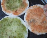 A picture of step 3 of Veg sandwich.