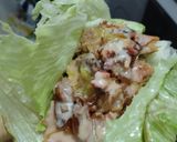 Foto del paso 10 de la receta: Wrap🌮de lechuga🥙de pollo, jamón🌯y cebolla caramelizada🥬🧅🍗🥓🍯🥙