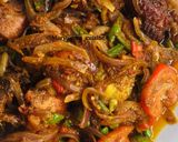 A picture of step 4 of Peppered chicken by maryumms_cuisine.