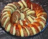 صورة لخطوة 2 من وصفة غراتان بطاطا باللحم المفروم 🍖🍅