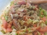 Trucha al horno con arroz graneado
