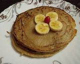 A picture of step 6 of Atta Banana pancake.