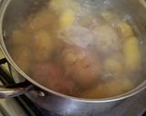 Foto del paso 1 de la receta: Ajiaco de olluco con papa y arroz chaufa
