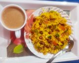 वेज उपमा (veg uttapam recipe in Hindi) रेसिपी चरण 3 फोटो