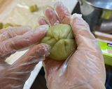 A picture of step 4 of Matcha Cream Cheese & Cranberry Snow Skin Mooncakes | 抹茶起司蔓越莓冰皮月餅.