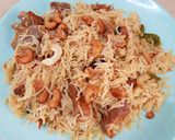 A picture of step 9 of Mutton pulav.