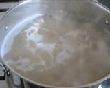 A picture of step 2 of Basil Fettuccine pasta.