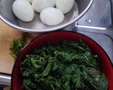 Foto langkah ke 1 dari resep Gule daun singkong mix telor bumbu bamboe.