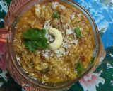 A picture of step 7 of Bisi bele bhaat.