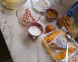 Φωτογραφία βήματος 1 της συνταγής Πιτούλα, (brunch), με πατάτα, μπέικον και πιπεριές