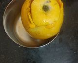 A picture of step 3 of Stuffed Mango kulfi.