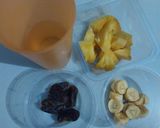 Foto langkah ke 1 dari resep 2.smoothies nanas dan pisang.