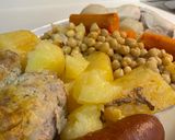 Foto del paso 6 de la receta: Cocido de pollo y verduras con pelota en olla express