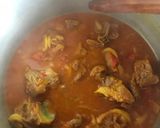 A picture of step 1 of Potato lame curry.