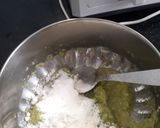 A picture of step 3 of Broccoli base Pizza cups.